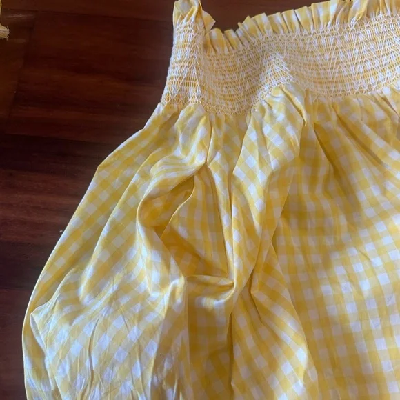Zara Yellow and White Gingham Skirt Set - Picture 9 of 14